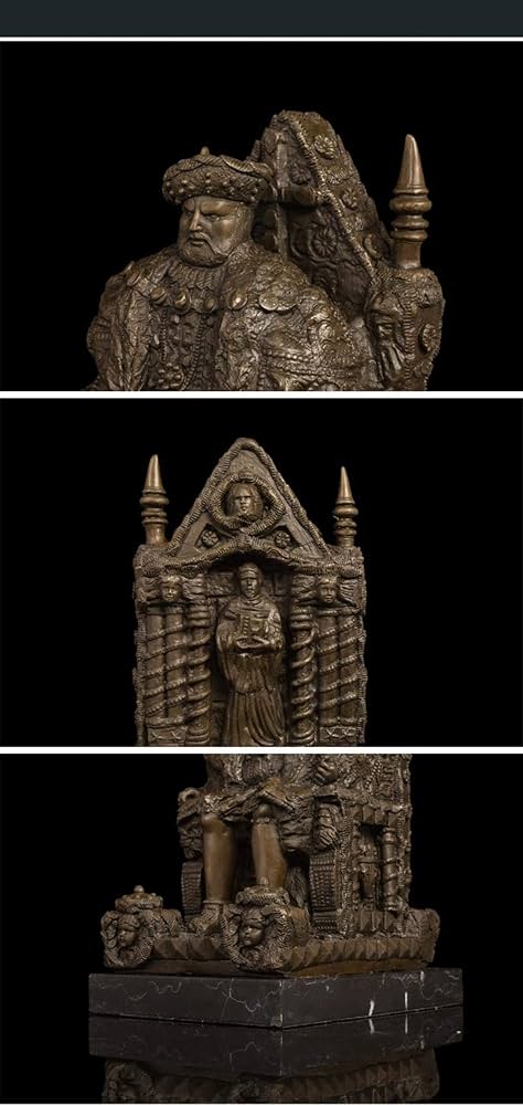 モンゴルブロンズ像風置物 Amazon.co.jp: 頭の彫刻像 家の装飾